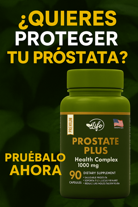 PROSTATE PLUS   -  (Promueve la salud y el buen funcionamiento de la prostata)